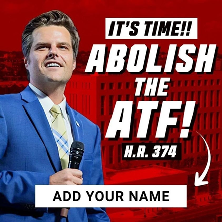 Fwd: ABOLISH the ATF Vote in September?