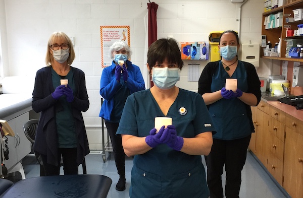 Photo of Lisa, Michelle, Rosemary and Kelly