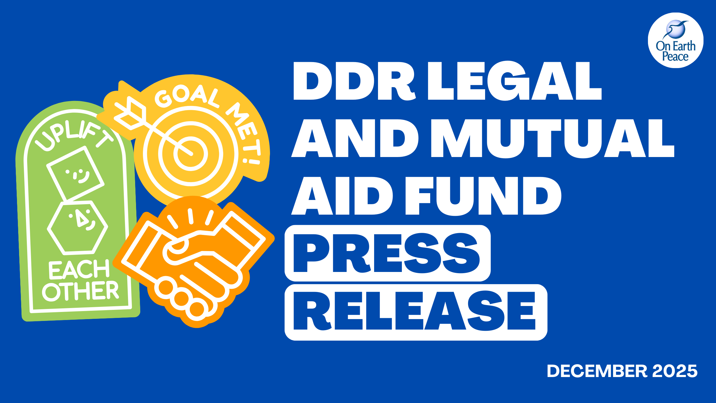 DDR Legal and Mutual Aid Fund December 2025 Press Release
