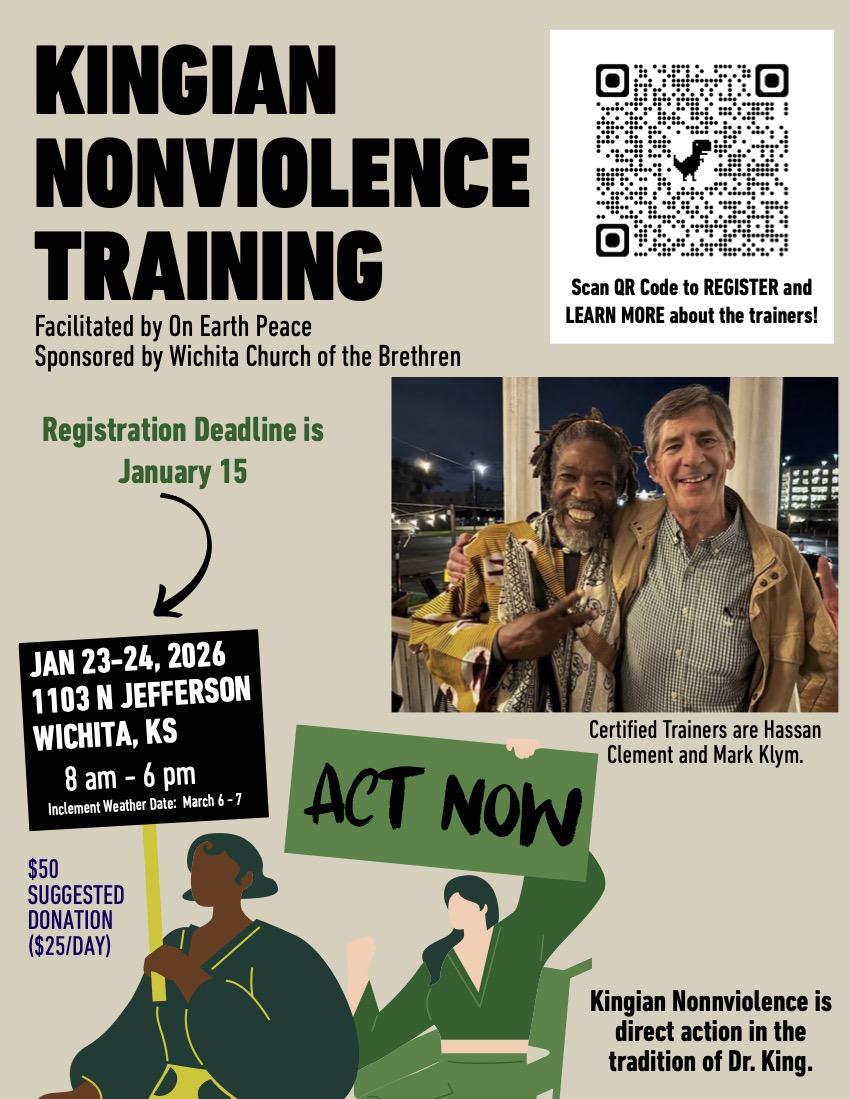 Wichita Church of the Brethren Kingian Nonviolence CORE Training