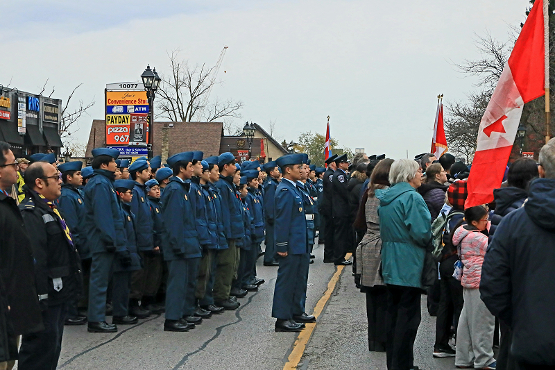 Rememberance Day Event in Canada
