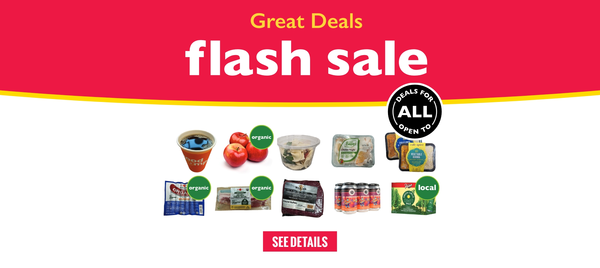 Flash Sale at Oshkosh Food Co-op - 12/7-12/10/2023, while supplies last