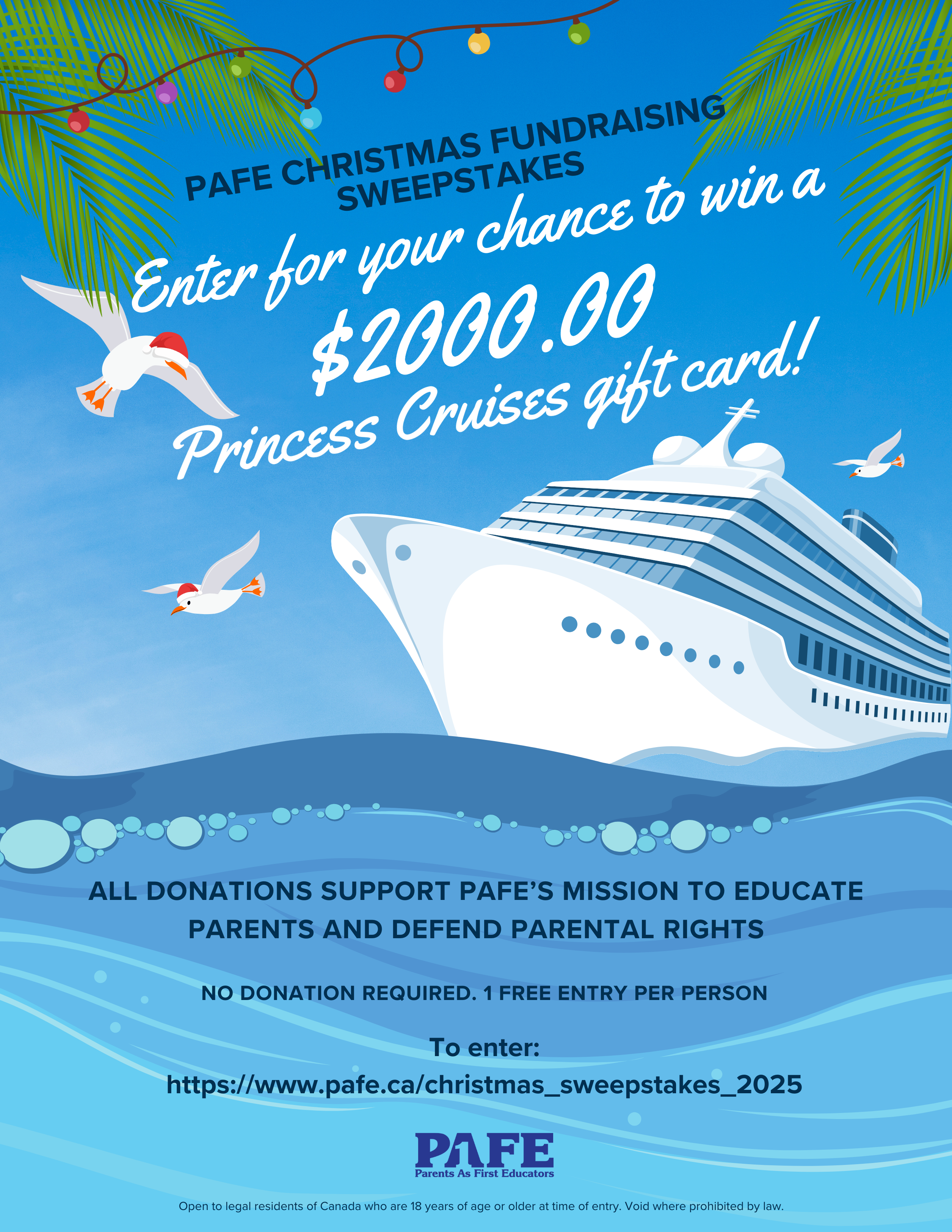 PAFE Canadian Cruise Sweepstakes