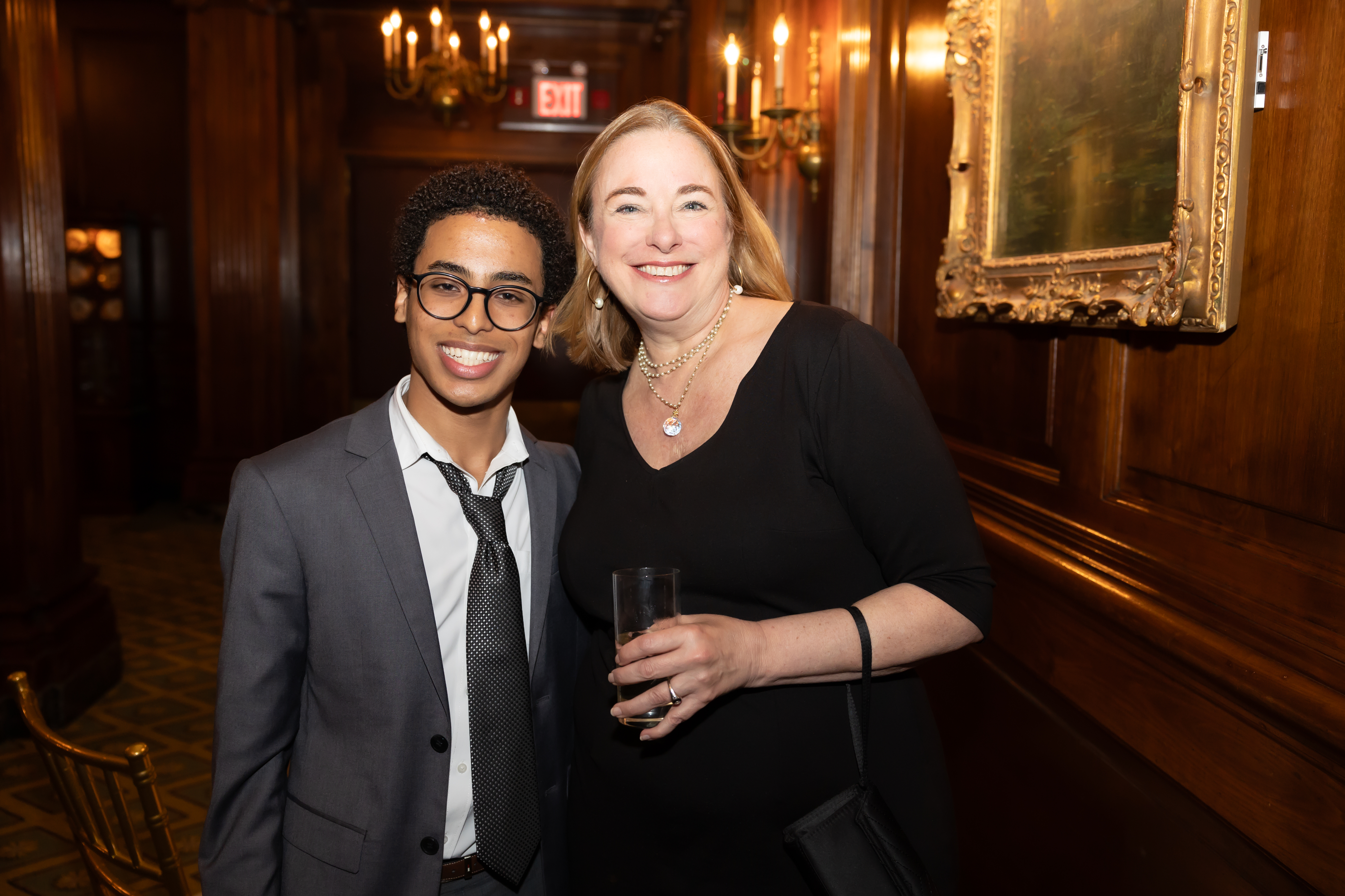 Rome Prize winner Anthony Duran and Kathleen Heins