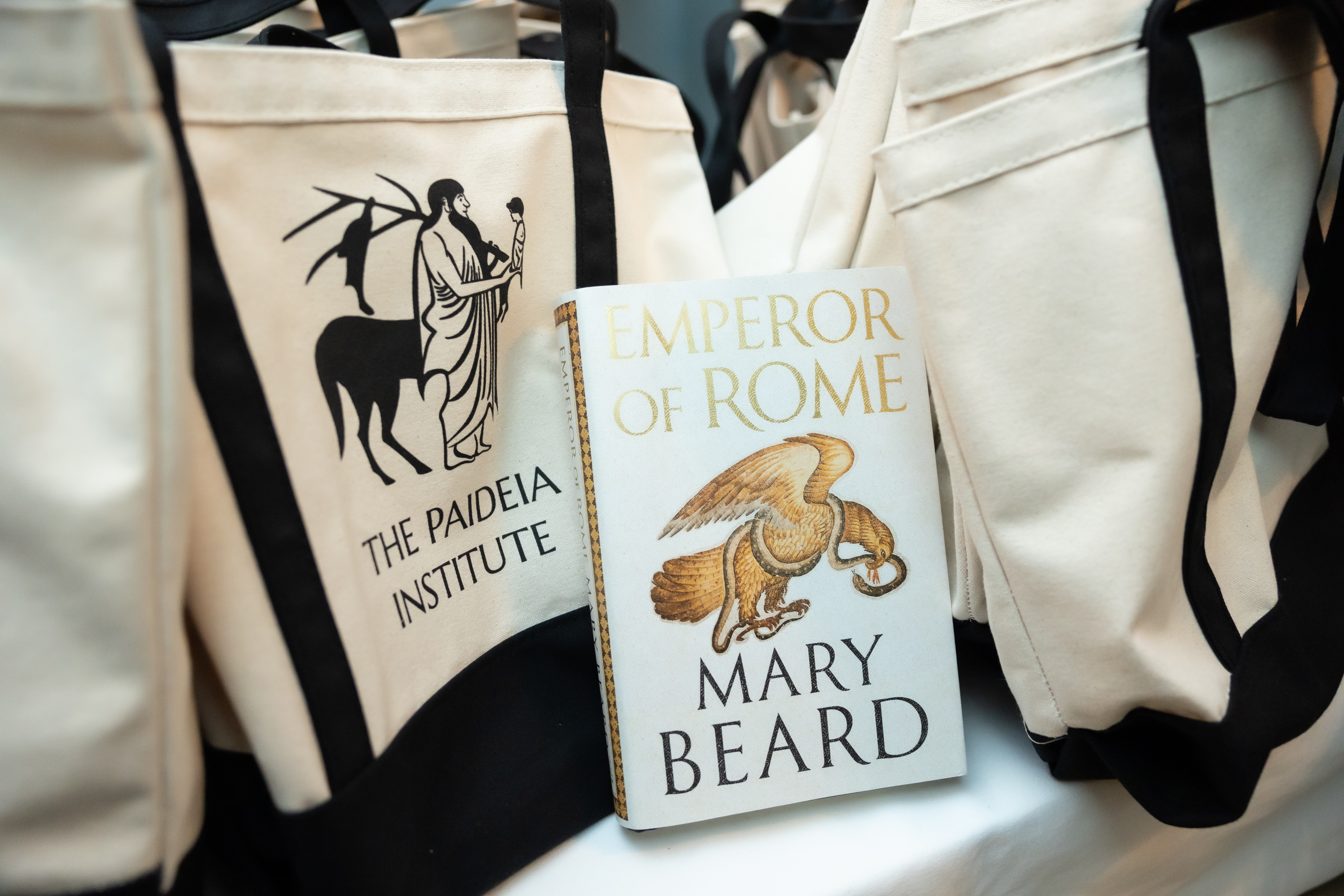 ...and Paideia tote bags!