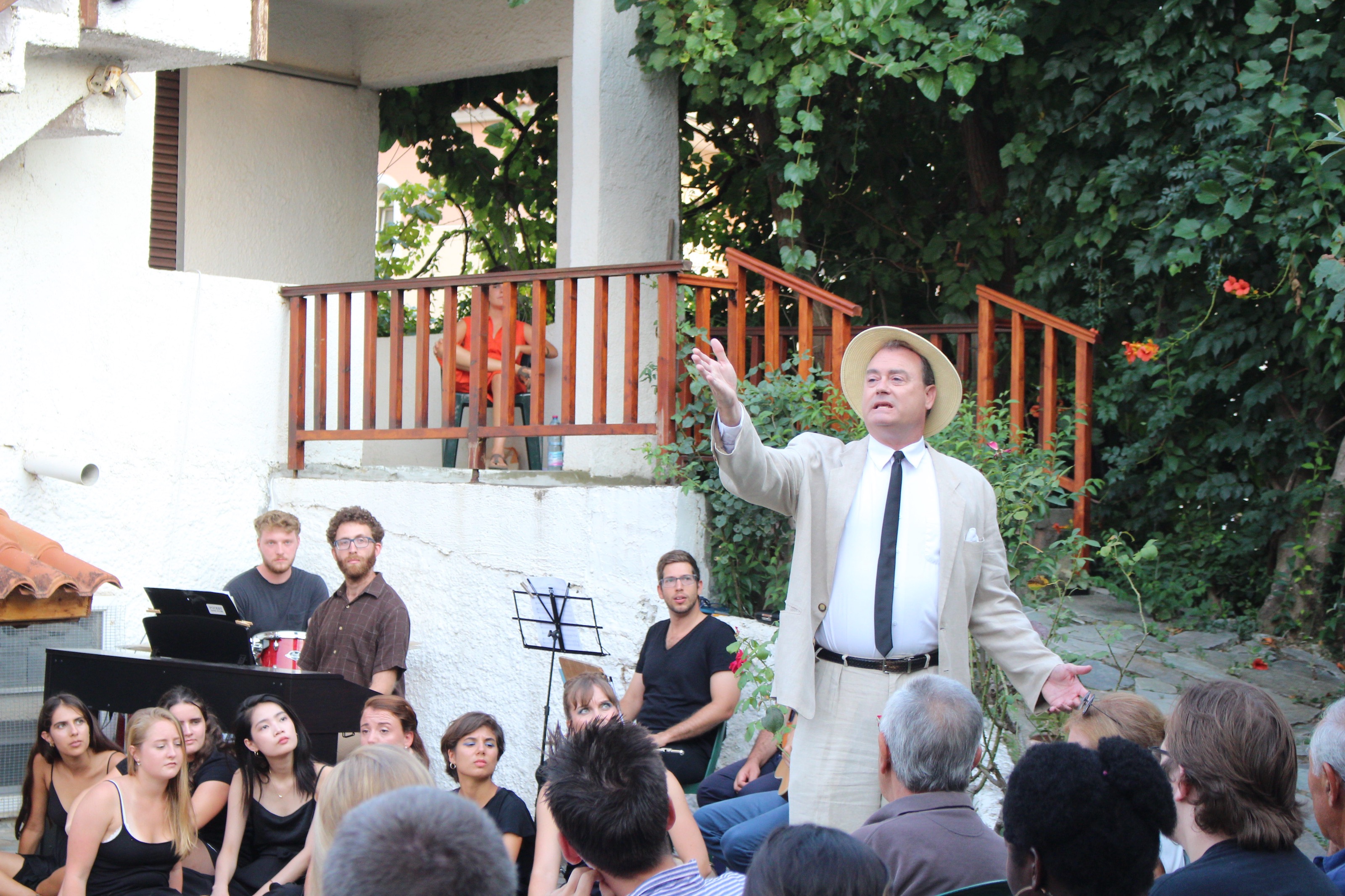 Performing Euripides' Orestes, music composed by Joe McDonough (2018)