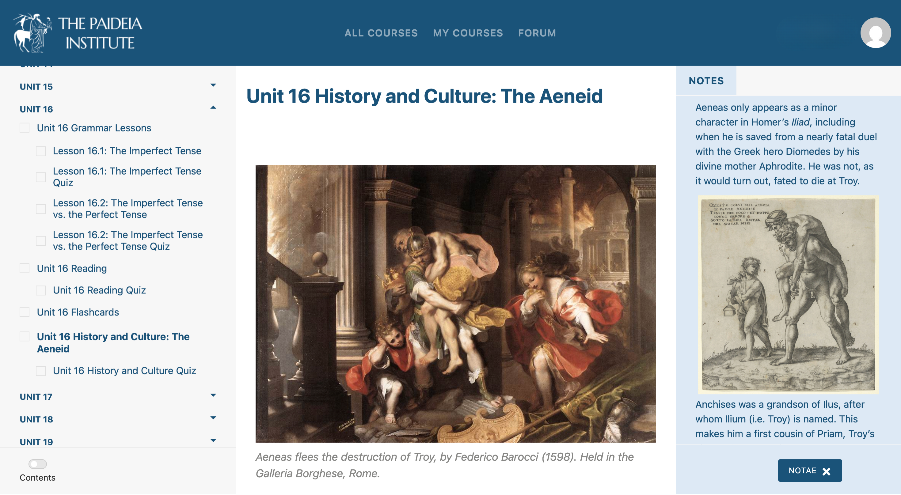 History and culture enrichment materials