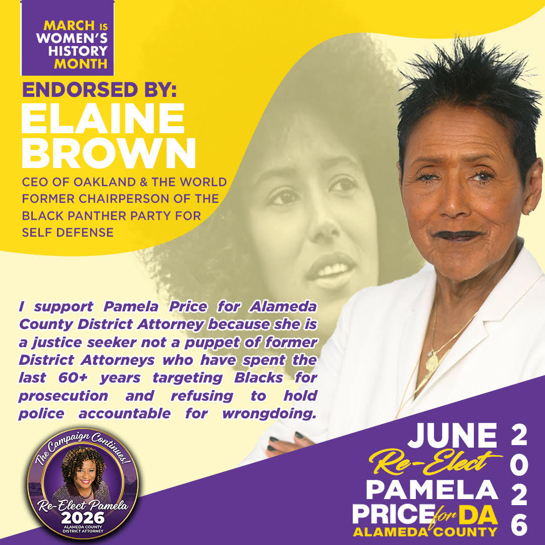 Elaine Brown Supports Pamela Price