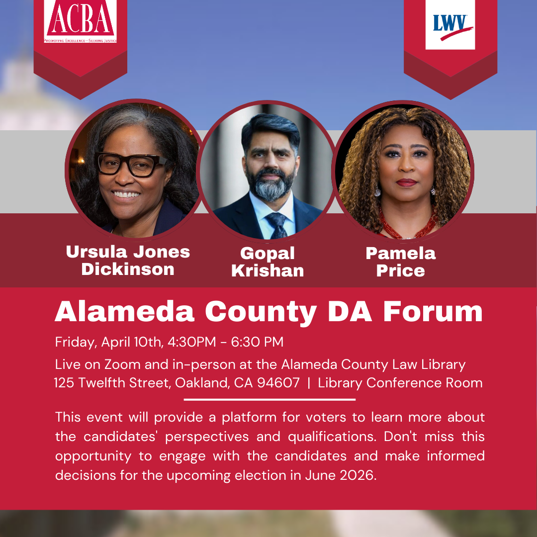 Alameda County DA Forum