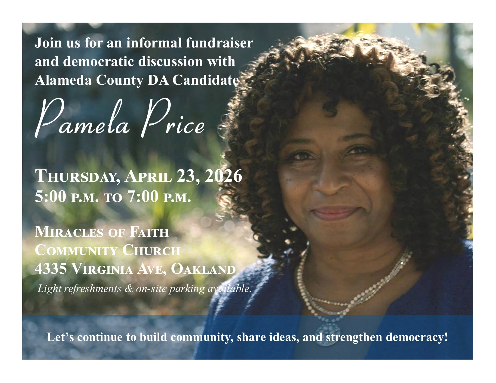 Diane Burr Fundraiser & Informal Conversation