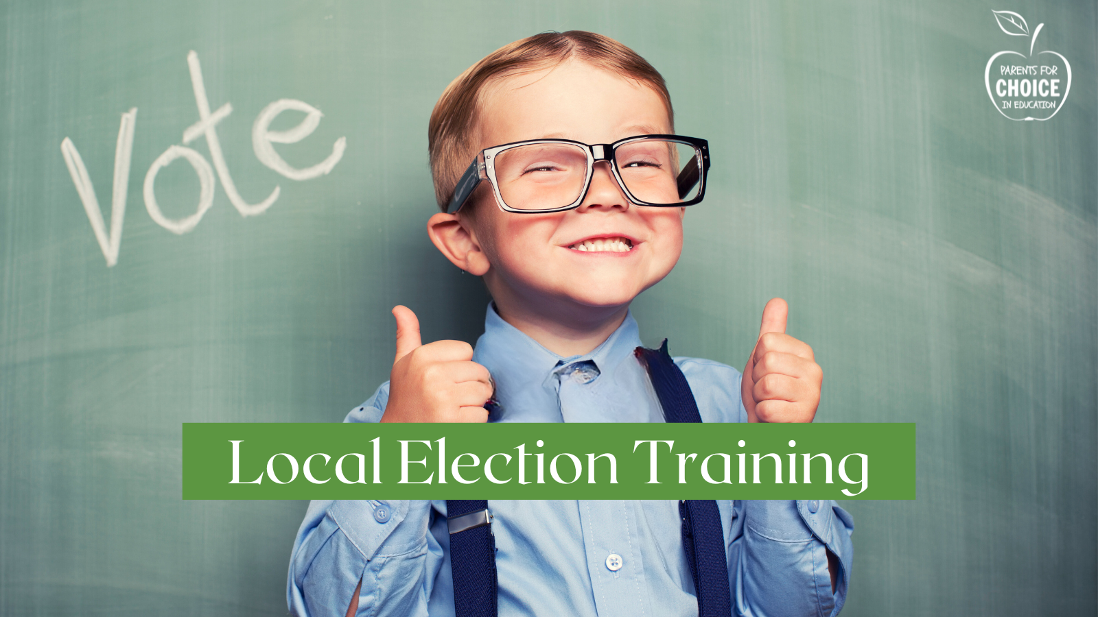 Image of Jubilant young boy saying Vote!
