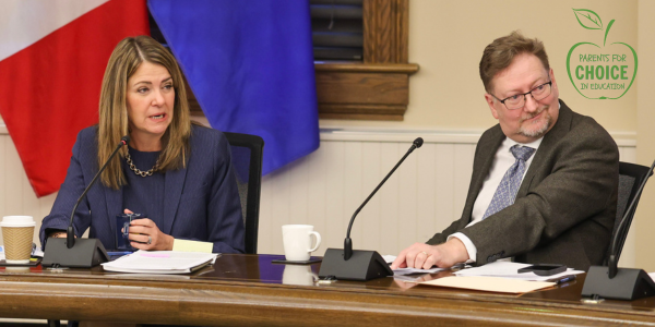 Dnielle Smith and John Hilton-O'Brien