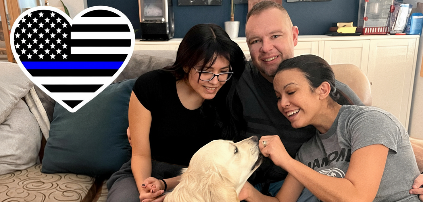 Emotional support dogs for first responders