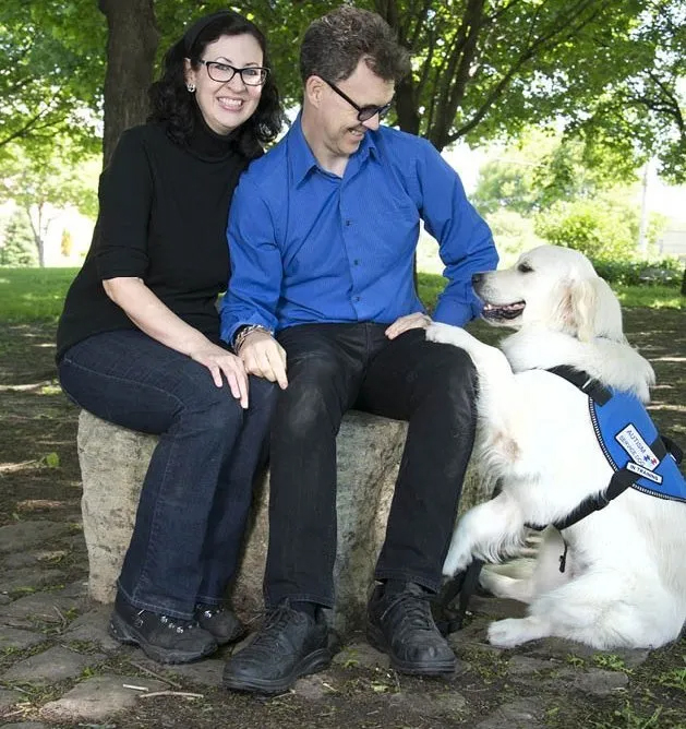 Tomkin Coleman with Pawsitivity Service Dogs