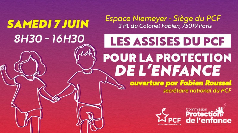 Invitation aux assises du PCF pour la protection de l'enfance