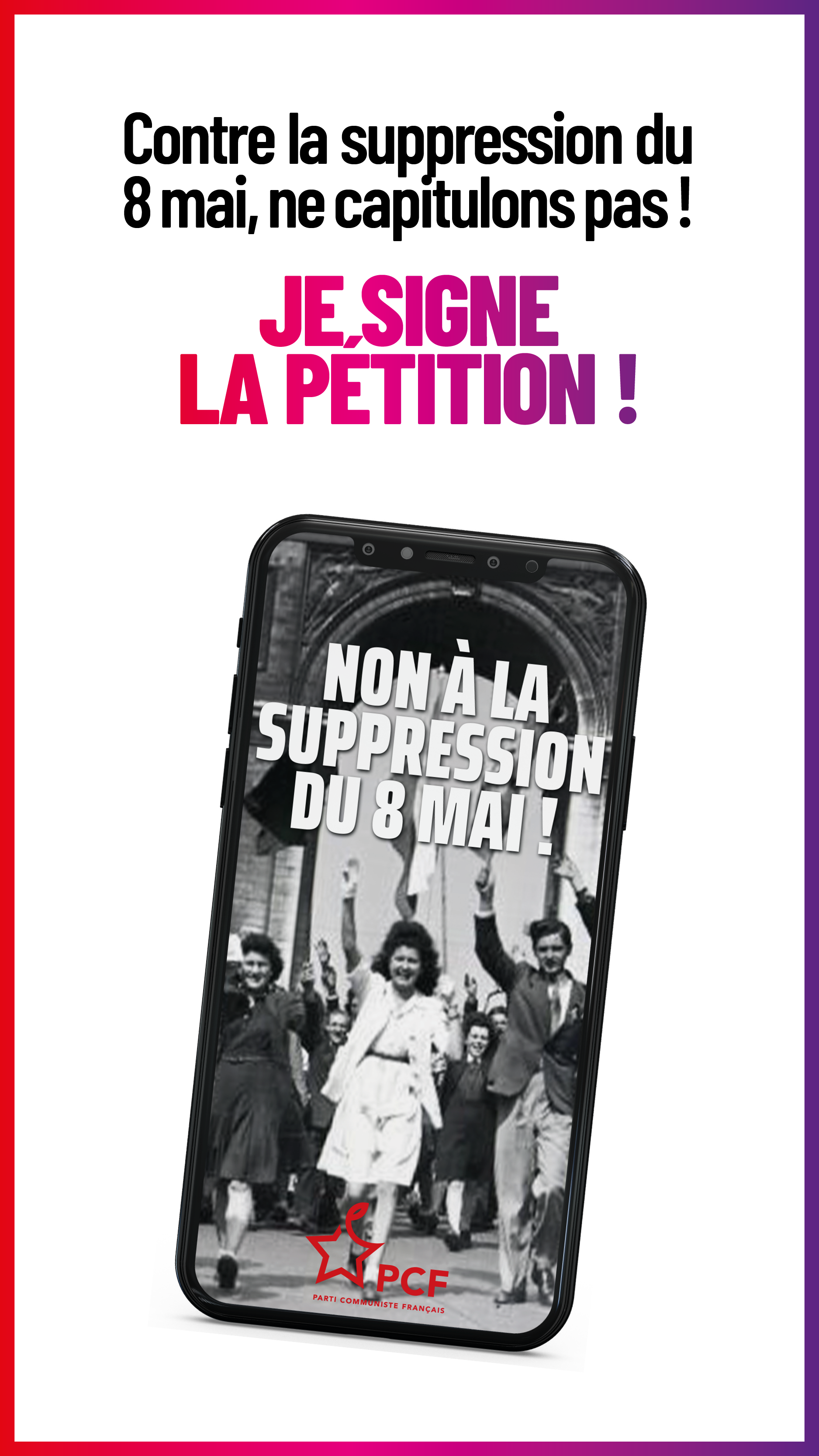 Pétition 8 mai