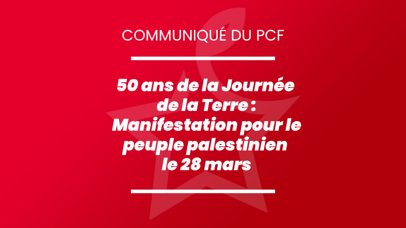 50 ans de la Journée de la Terre Manifestation pour le peuple ...