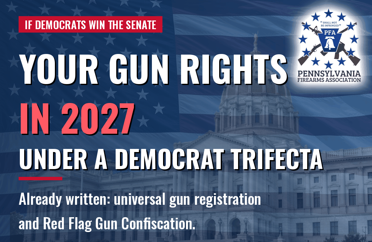YOUR GUN RIGHTS IN 2027 UNDER A DEMOCRAT TRIFECTA: Already written: universal gun registration and Red Flag Gun Confiscation.