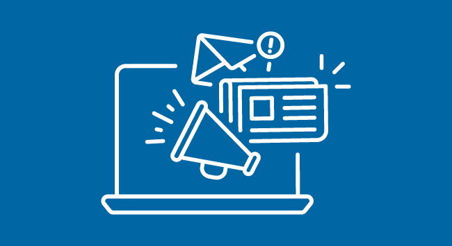 a computer and mail
