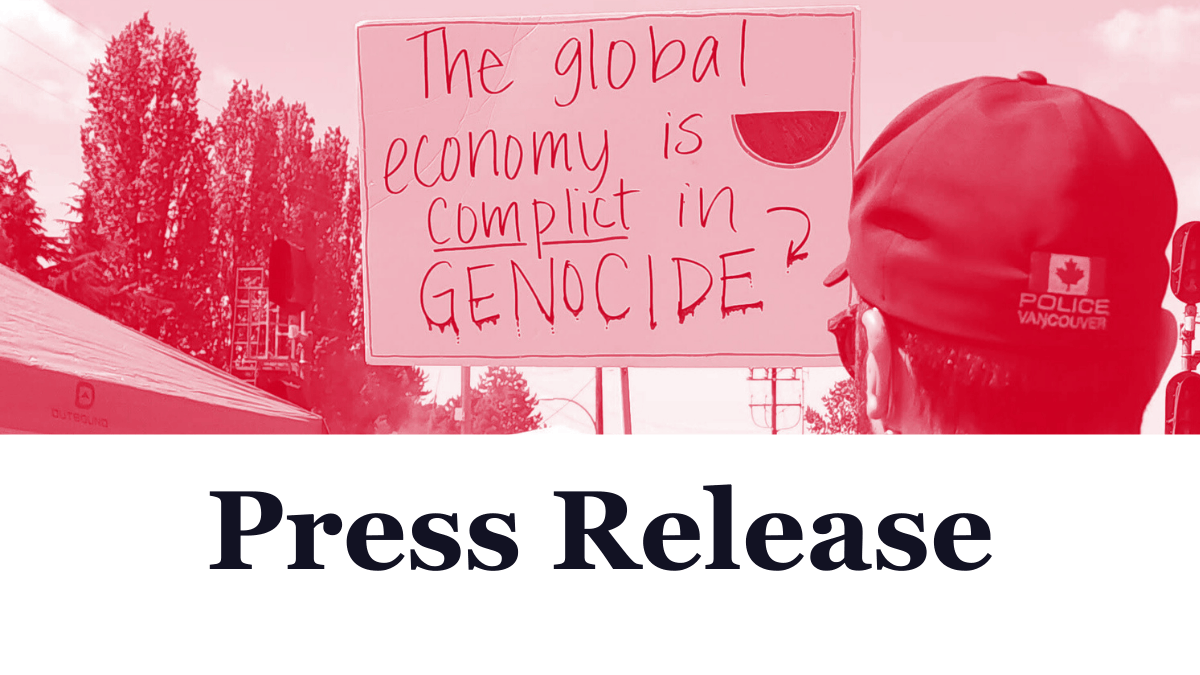 Pivot & BCCLA File Review with BC’s Police Complaint Commissioner for Police Board Inaction on VPD’s Excessive Use of Force at Palestine Protests