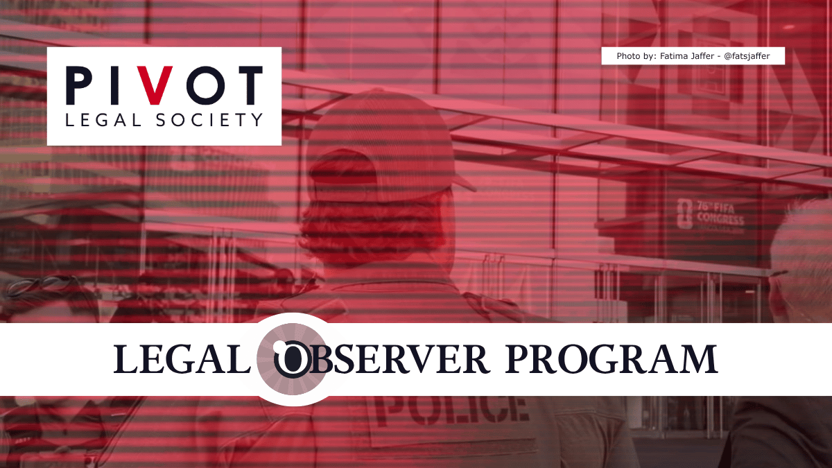 Legal Observer Program