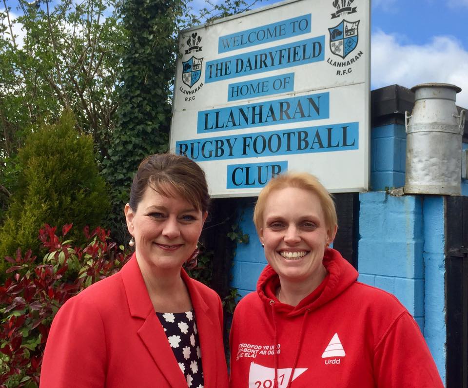 Leanne and Kathryn Germain in Llanharan