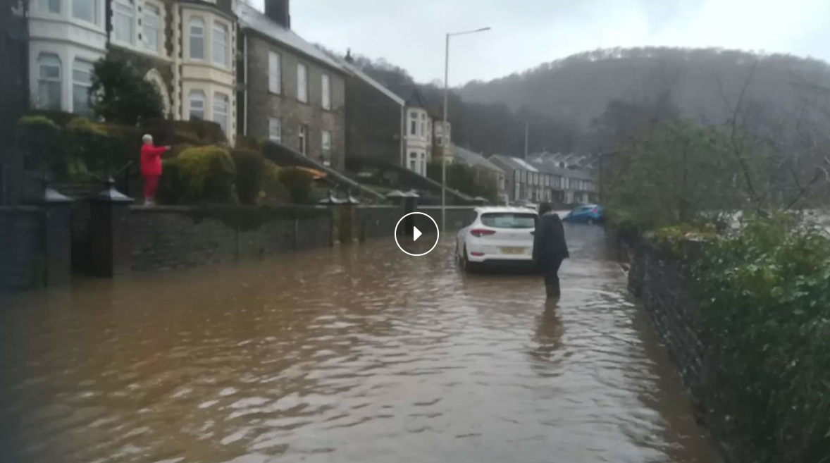 Heledd Fychan Flooding Ynysybwl Pontypridd