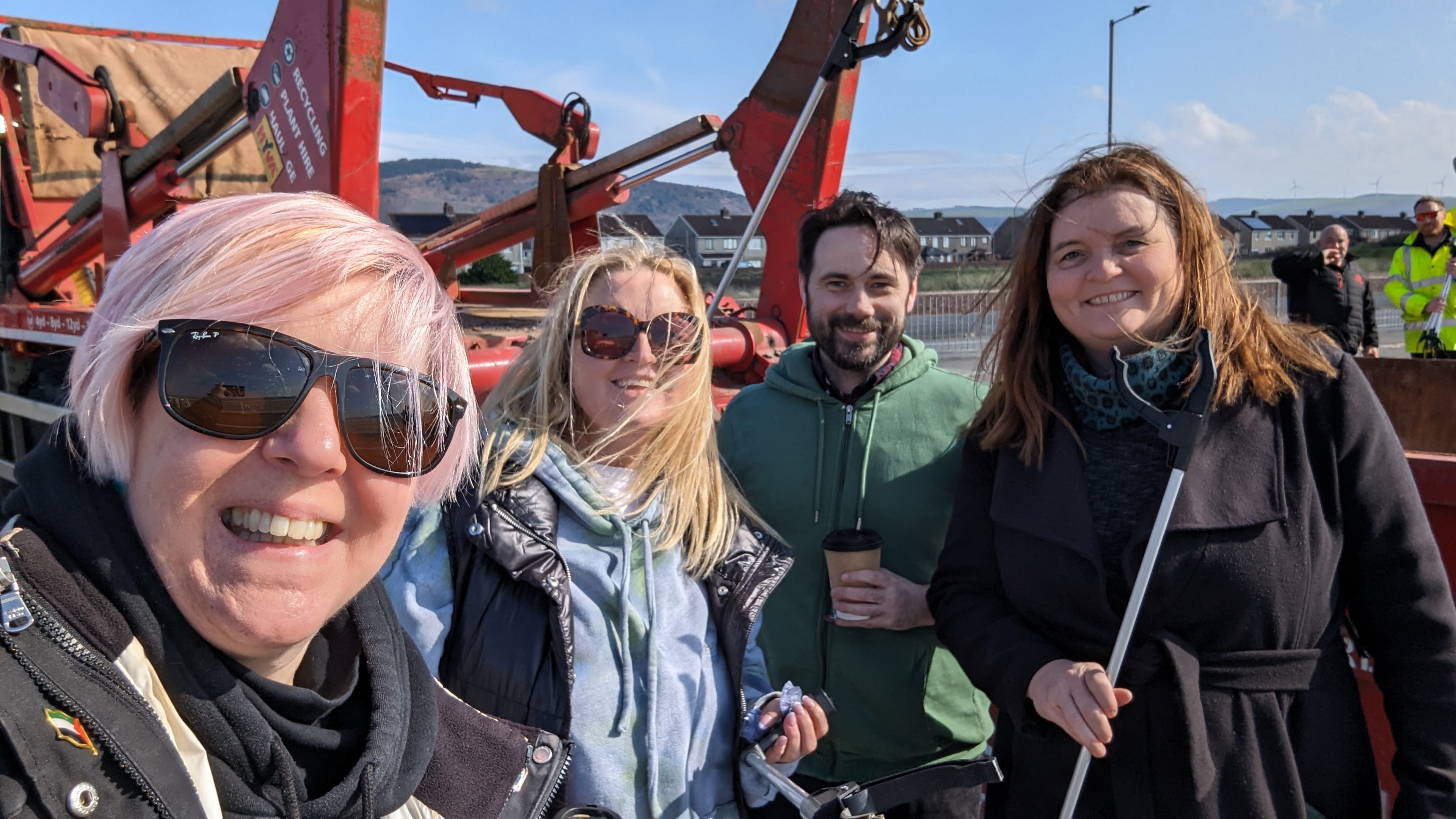 Sioned and her team