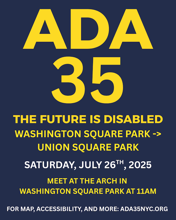 Bold yellow & white text on a dark blue background, with the title date time location, map accessibility & link to the website for more details. The same details are shared in text form in the description of this post.