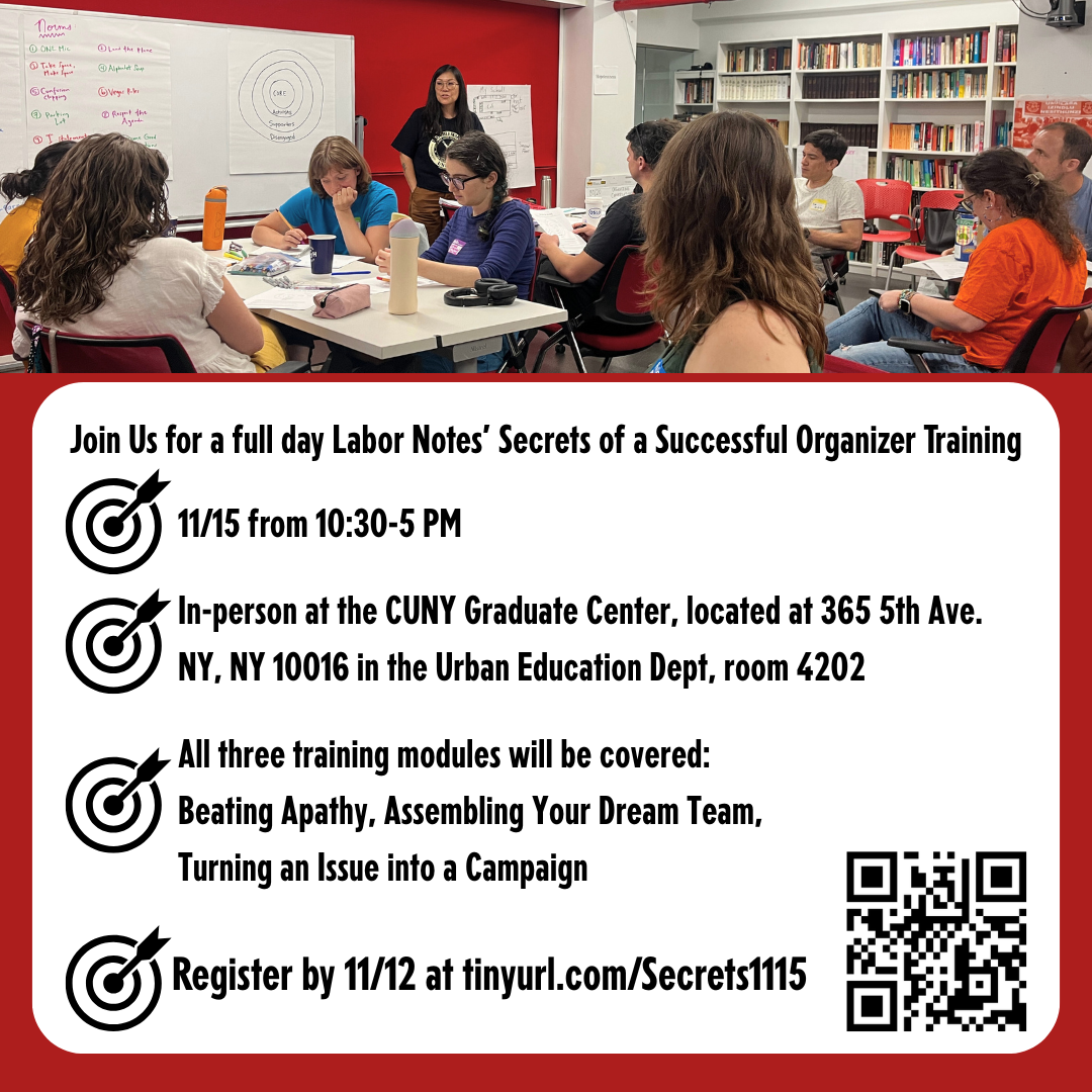 Poster for Secrets of Successful Organizer Training