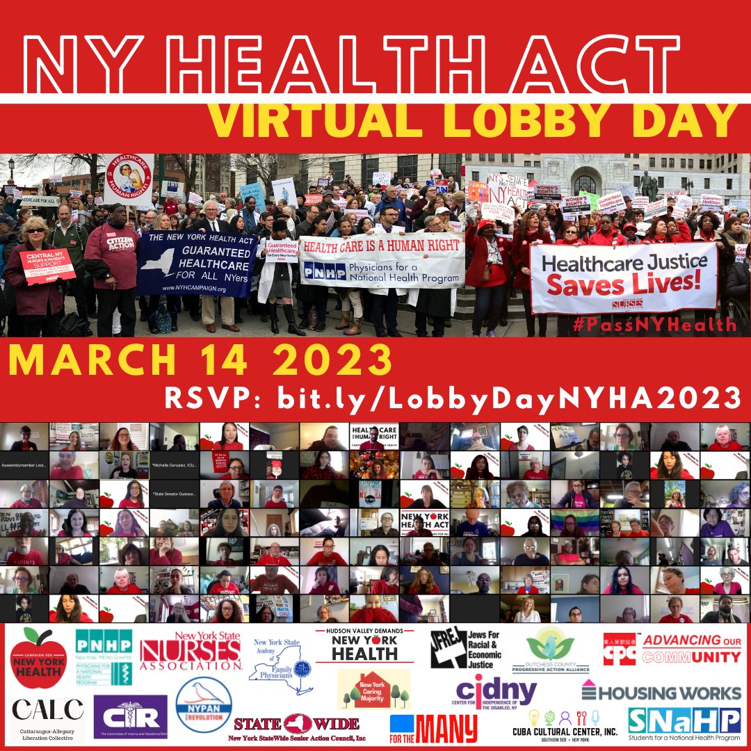 Lobby Day 2023 Physicians for a National Health Program NY Metro