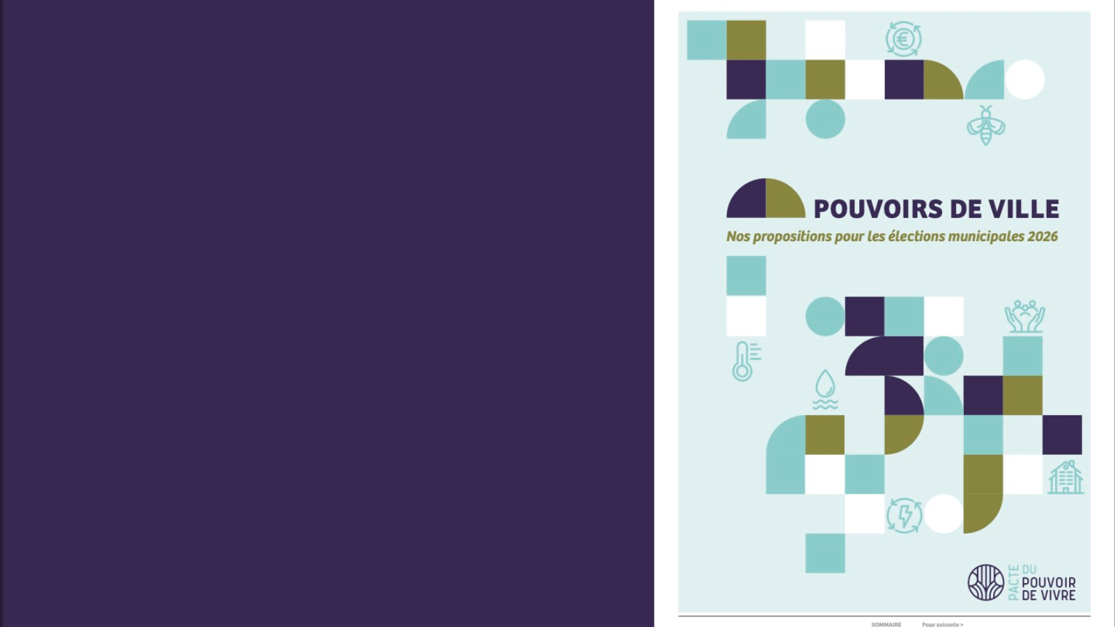 Nos propositions pour les élections municipales 2026