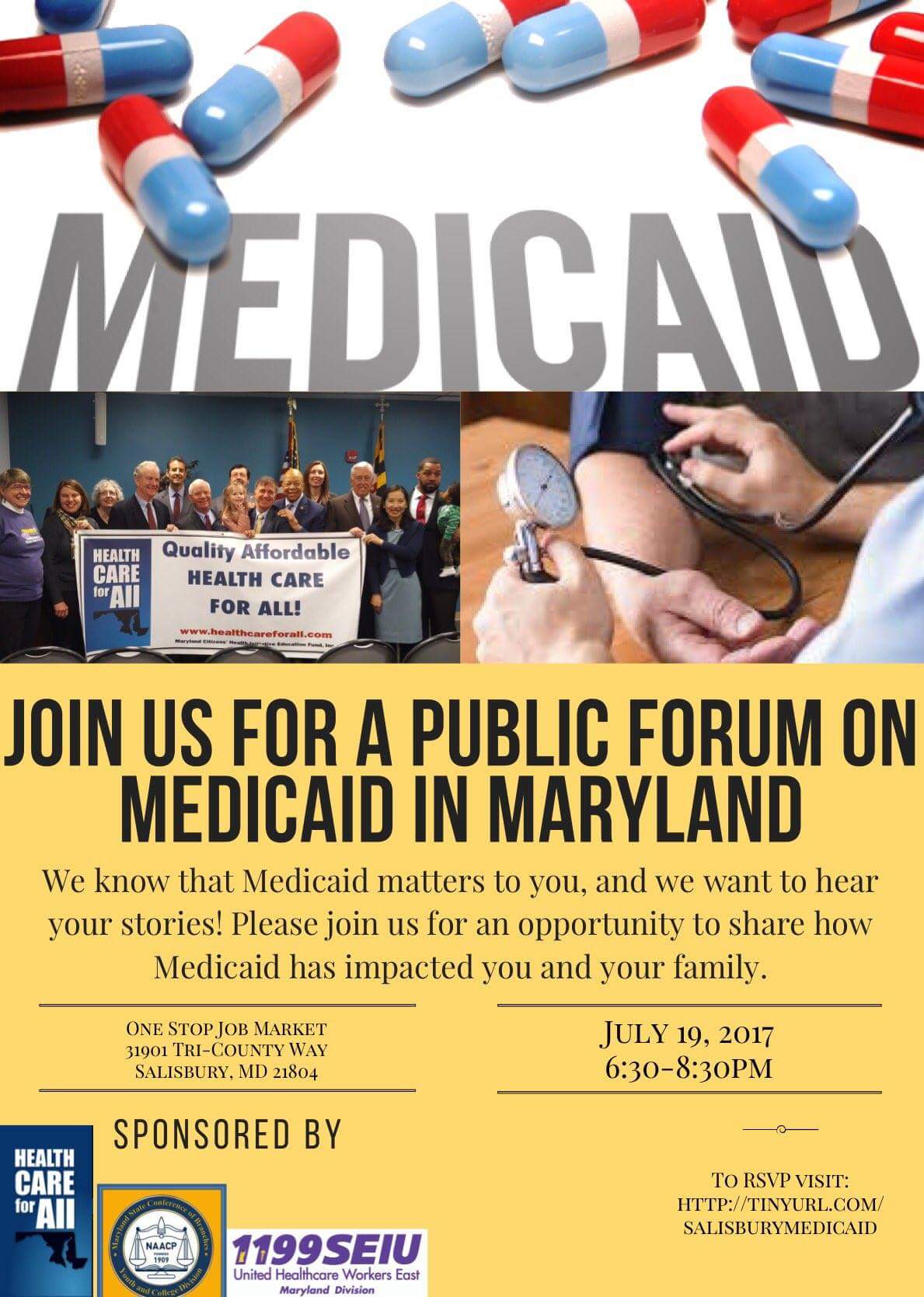 Public Forum on Medicaid in Maryland Progressive Maryland
