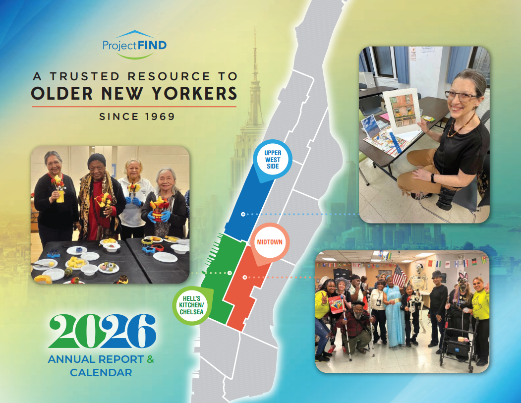 Project FIND 2026 Annual Report Calendar Cover