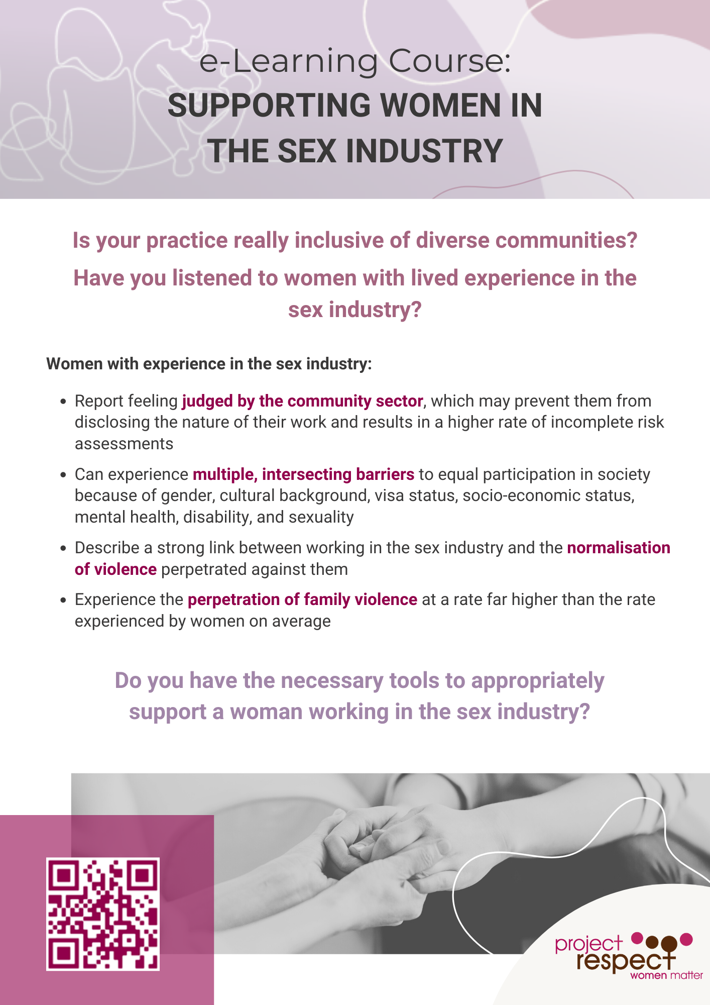 Training & Courses - Project Respect