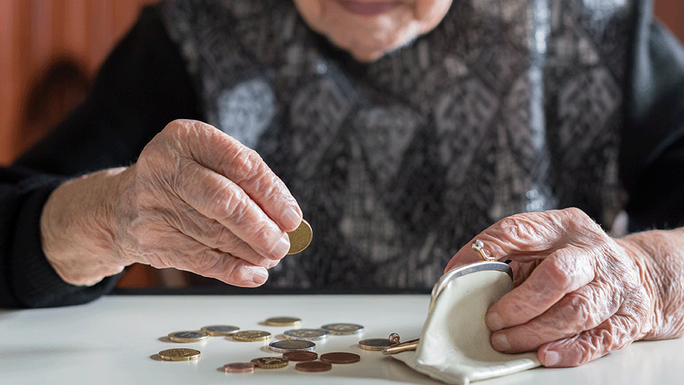 Les pensions de 1 700 euros net bloquées