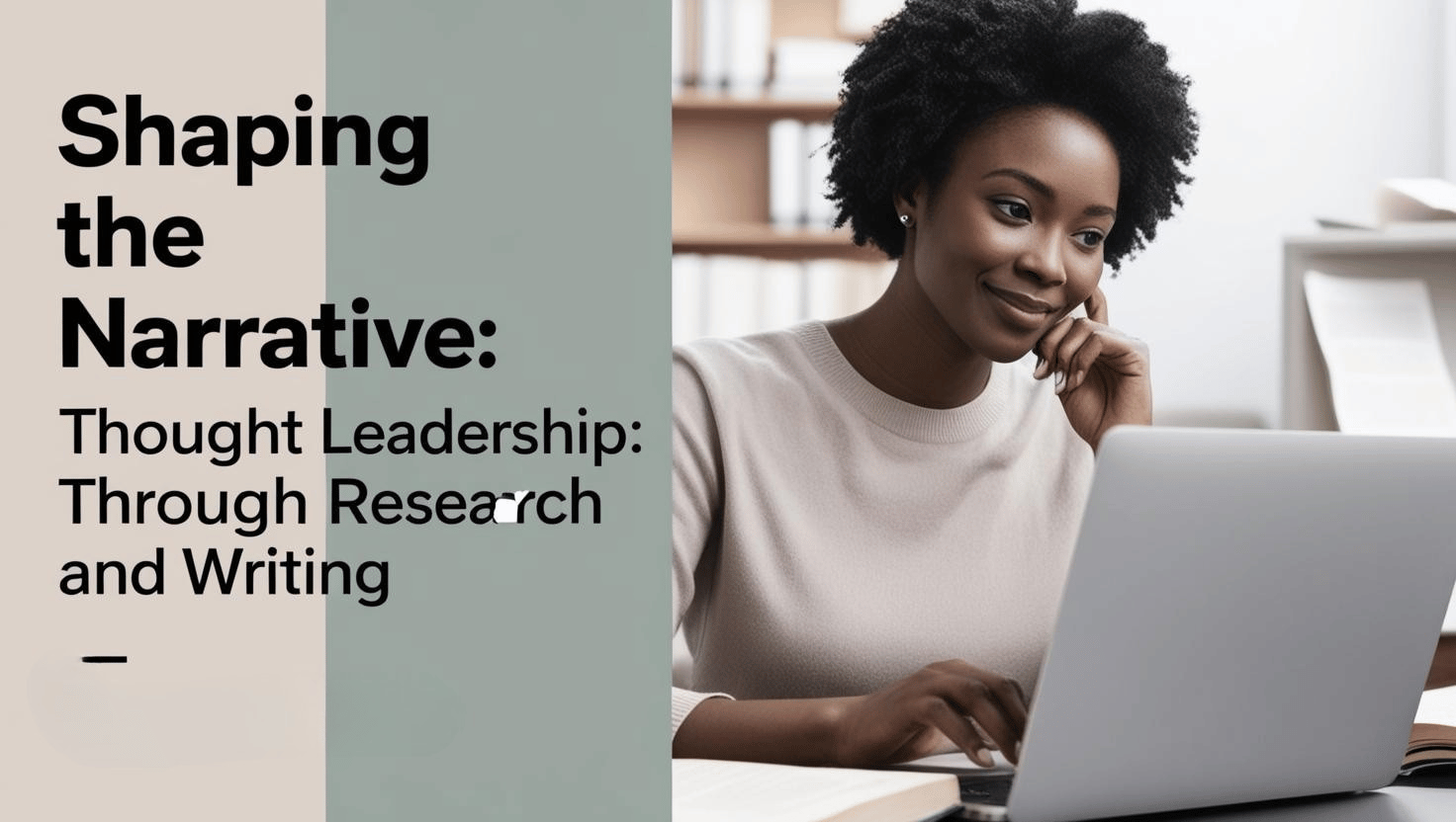 Shaping the Narrative: Thought Leadership Through Research and Writing ...