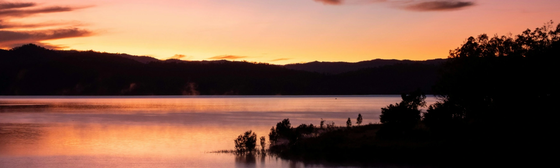 Lake Wivenhoe in Queensland
