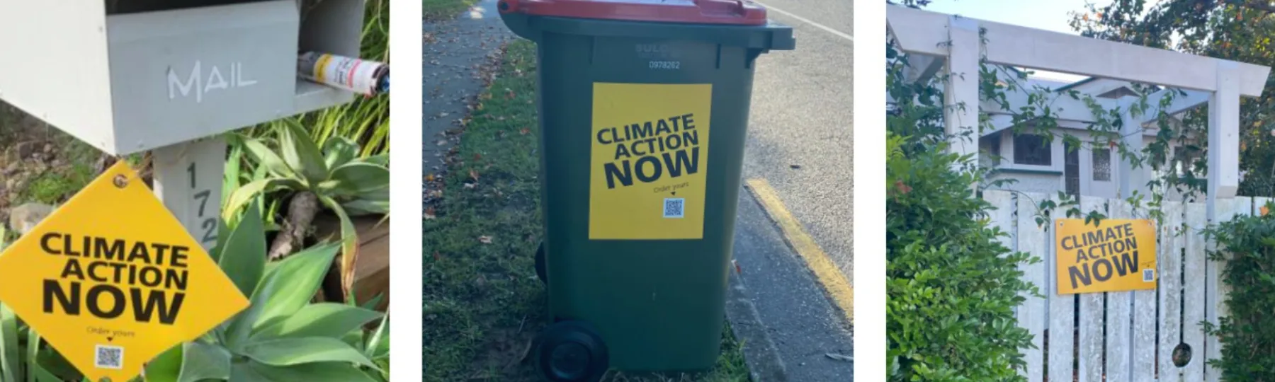 Order your free Climate Action Now sign