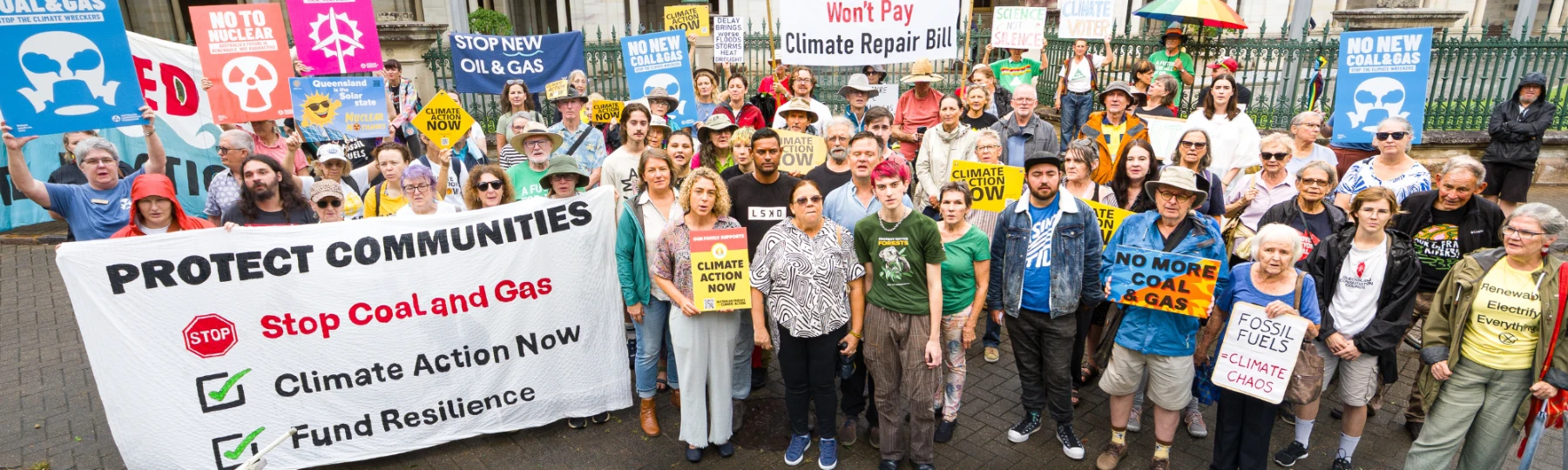 Premier Crisafulli’s address today showed he knows the language of the future. However, the actions of his Government are to fast-track the expansion of the polluting fossil fuel industries of the past.