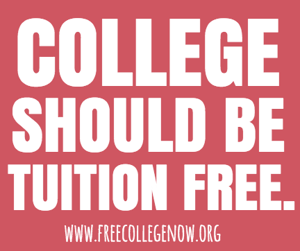 One Pager - The Campaign for Free College Tuition