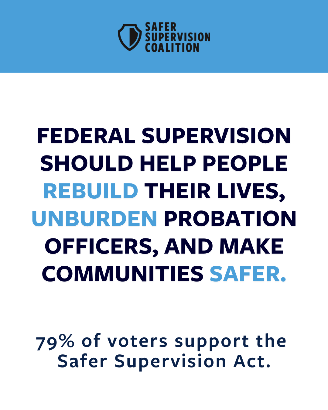 Federal supervision should be purposeful,  not endless. The SAFER Supervision Act ensures fairness and opportunity.