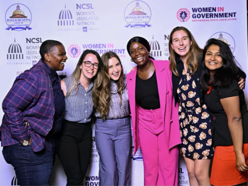 Tamaya Dennard - Partnerships & Programs Manager at RW, Courtney Lamendola - Research Director at RW, Sarah Hague - Chief Program Officer at Vote Mama, Victoria Pelletier - Partnerships & Program Manager at RW, Louisa Duggan - Policy Director at Vote Mama, & Dr Aparna Ghosh - Executive Director of Ghosh Innovation Lab.