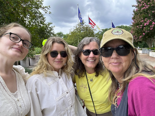 Cynthia with some of my favorite women, including daughters Anna & Becca, and my college roommate Melanie Humble