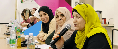 Women speaking at the "Our Shared Responsibility" campaign hosted by the UN Resident Coordinator in Jordan