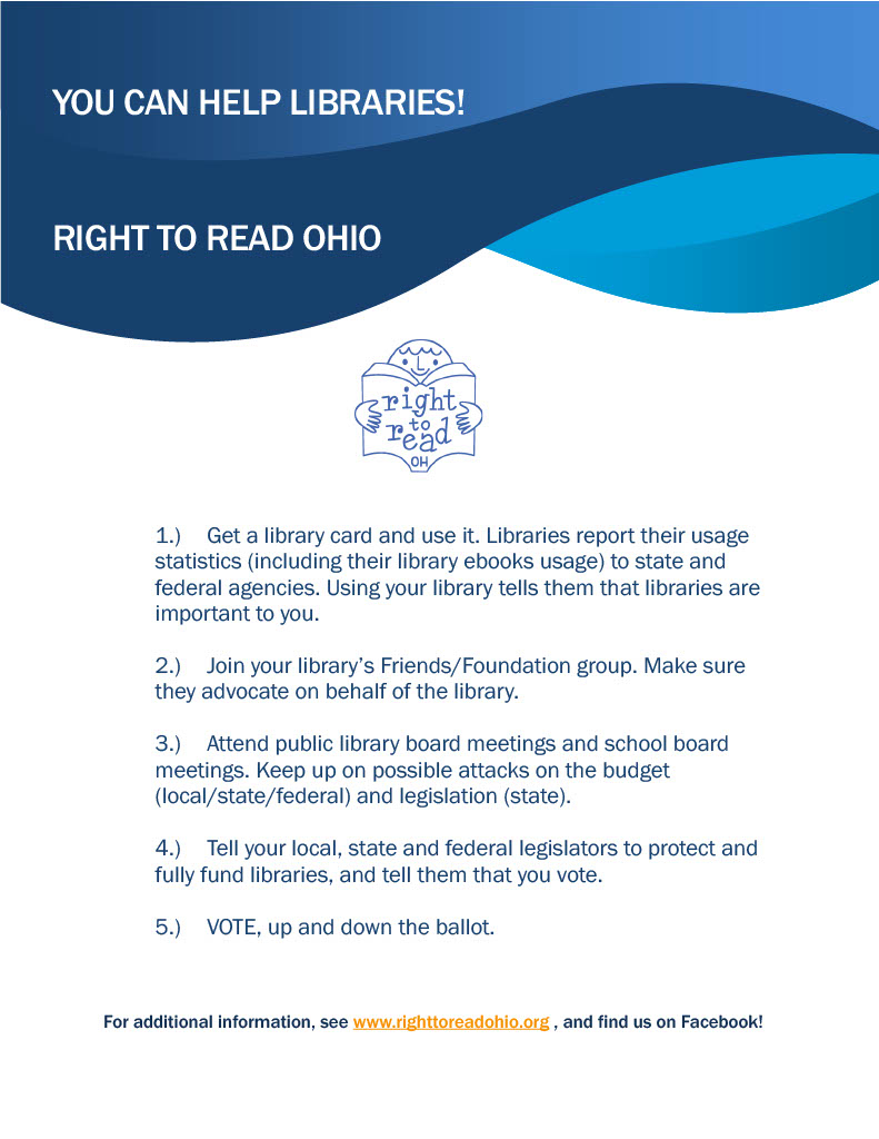 You Can Help Libraries handout
