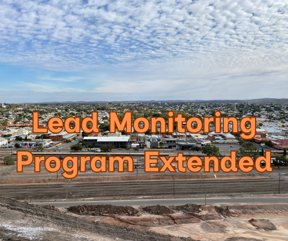Lead Monitoring Program Extended - Roy Butler MP