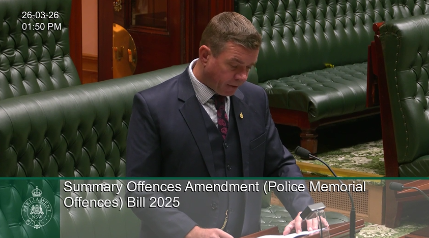 Police Memorial Offences Bill summing up 26 March 2026 Image