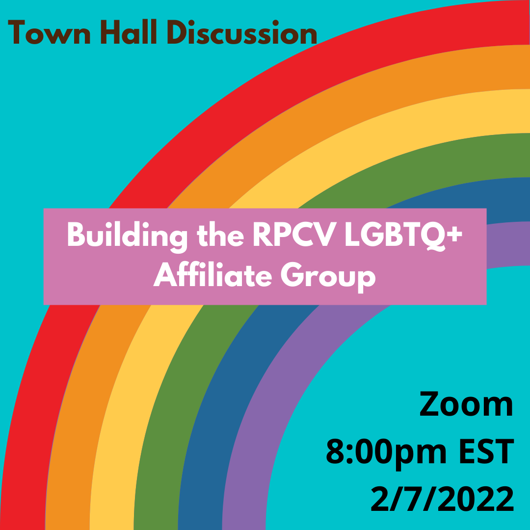 Building the RPCV LGBTQ+ Affiliate Group - RPCV/W