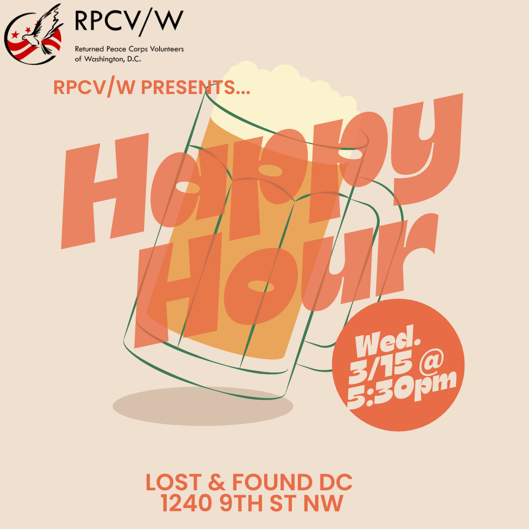RPCV/W March Happy Hour RPCV/W